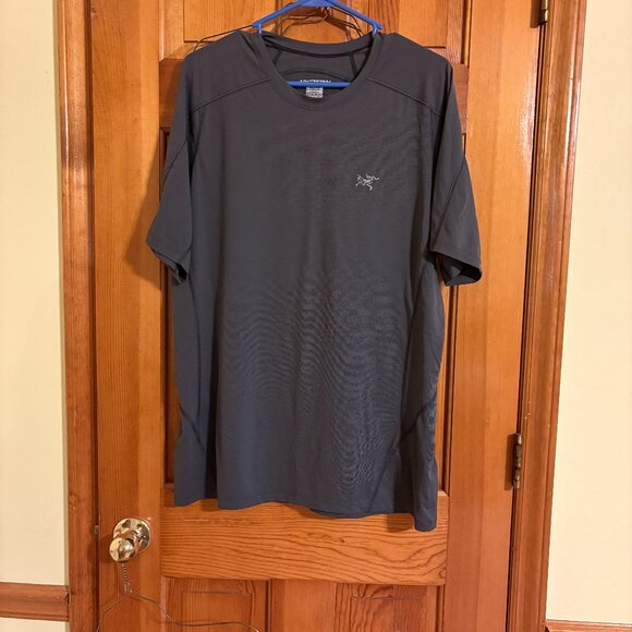 Arc'teryx Men’s Cormac Crew Polyester T-Shirt Grey Size XL - Picture 1 of 12